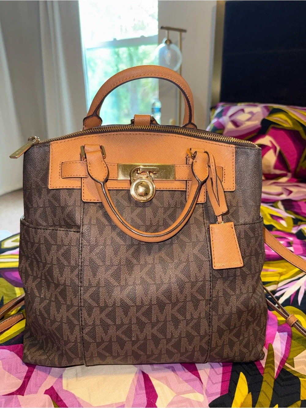 Michael Kors Hamilton Traveler Backpack Signature